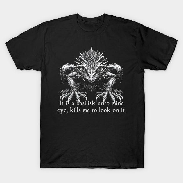 Basilisk T-Shirt by OddlyNoir